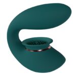 Twitch 3 - Rechargeable Vibrator and Suction - Forest green