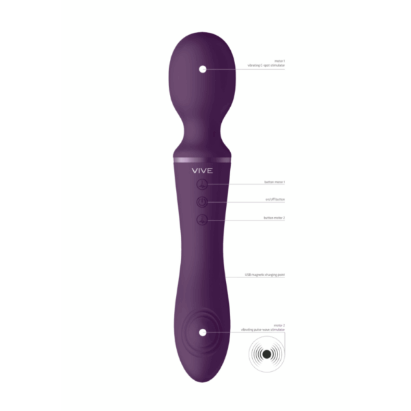 Vive Enora - Wand & Vibrator - Purple