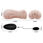 Crazy Bull Soft Vibrating Vagina Masturbator with Remote Control