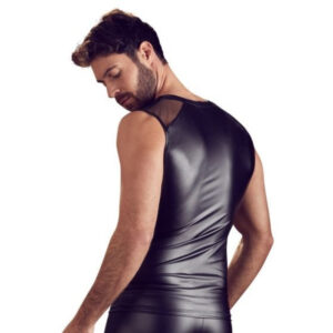 Nek Gilet Shirt met Drukknopen