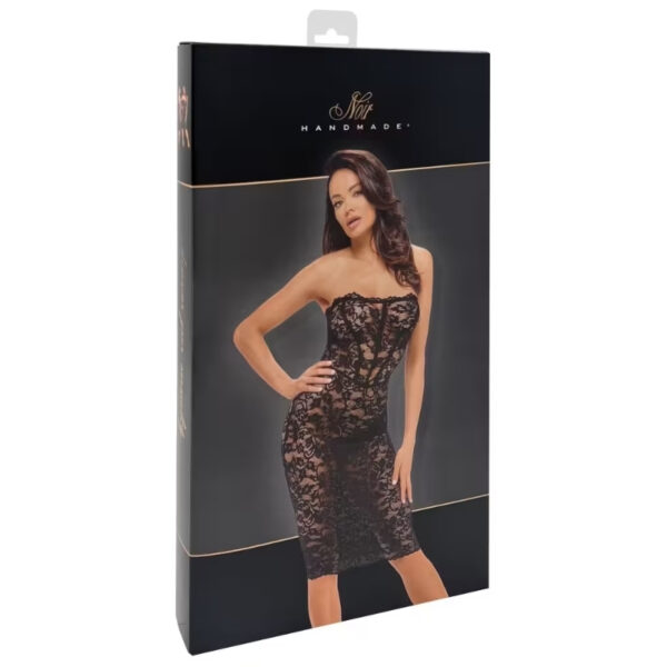 Noir Libido Corset Dress lang