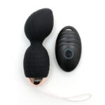Rimba Athens Ei vibrator met Afstandsbediening Zwart
