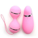 Rimba Ibiza - Ei Vibrator met Afstandsbediening Set Roze