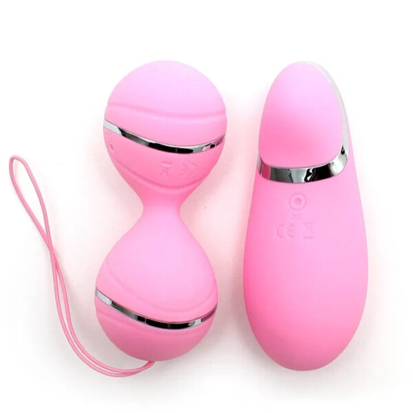 Rimba Ibiza - Ei Vibrator met Afstandsbediening Set Roze