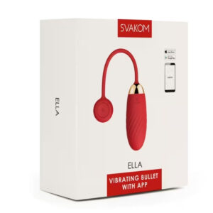 SVAKOM Ella - Egg Vibrator with App Control - Red
