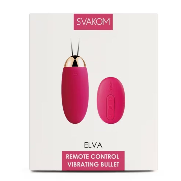 SVAKOM Elva - Egg Vibrator with Remote Control Pink