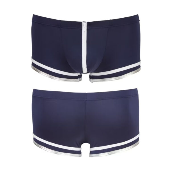 Svenjoyment boxer blauw met witte rits