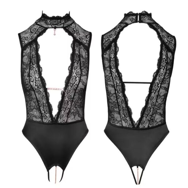 Abierta Fina - Body zwart