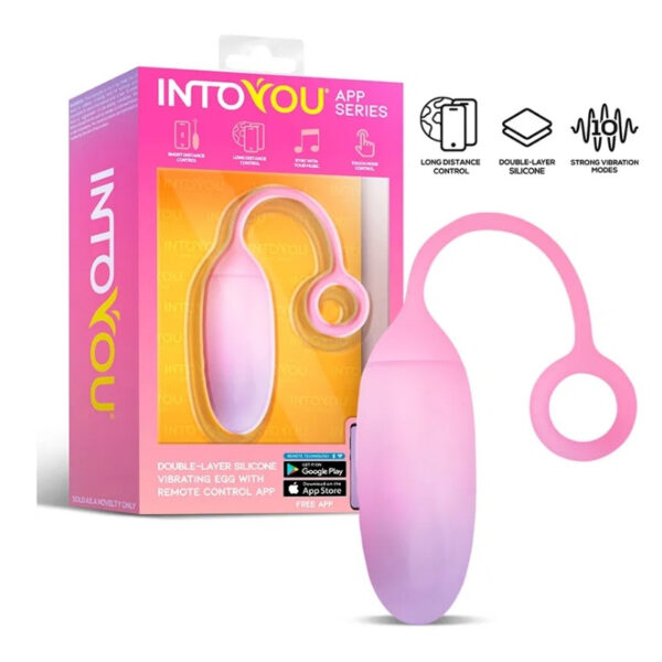 IY Vibrerend Ei met App blauw/paars