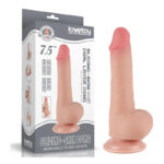 LoveToy Sliding Skin Dildo 7.5" / 19.5 cm - Nude