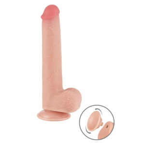 LoveToy Sliding Skin Dildo 9.0"/24 cm - Nude