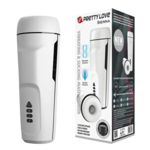 Pretty Love Sienna - Vibrerende Masturbator met Zuig- en Kreunfunctie