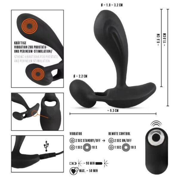 Rebel Prostaat Massager met afstandsbediening