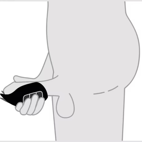 Rebel men's gear Vibrating glans masturbator