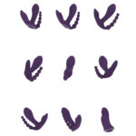 Vive Kata - Pulse Wave & Vibrating Double Penetration Vibrator Purple