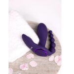 Vive Kata - Pulse Wave & Vibrating Double Penetration Vibrator Purple
