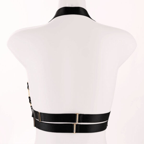 Kinky Diva Isis I – Open Halter Harness Bra OS