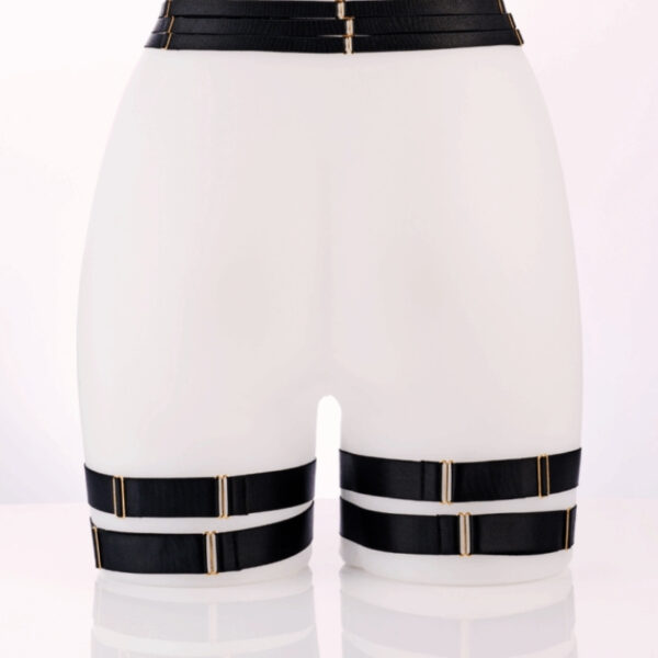 Kinky Diva Isis II – Suspender Belt / Thigh Garters 4 Clips