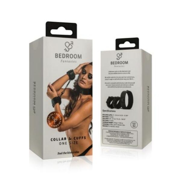 Kunstleren Halsband & Polsboeien