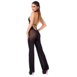 Noir Jumpsuit met glittersteentjes