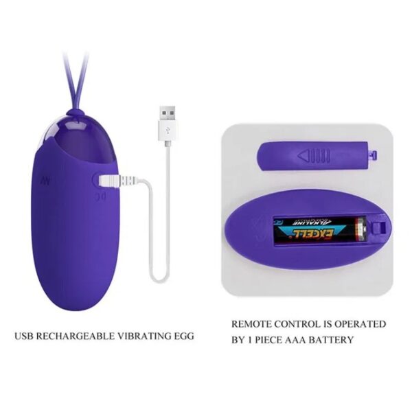 Pretty Love Berger Youth - Ei-vibrator met afstandsbediening