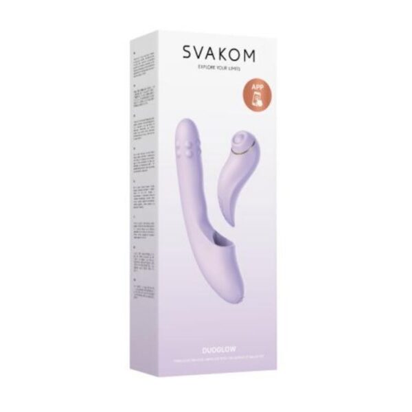 Svakom DuoGlow Vibrator met app – Paars