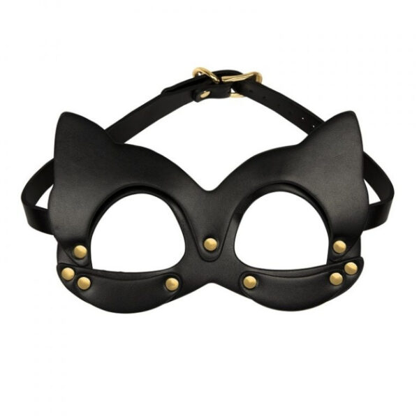 Kinky Diva Cat Mask zwart/goud