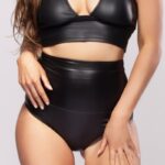 Kinky Diva LILITH- Butt Lift High Briefs Leather Look