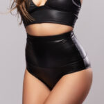 Kinky Diva LILITH- Butt Lift High Briefs Leather Look