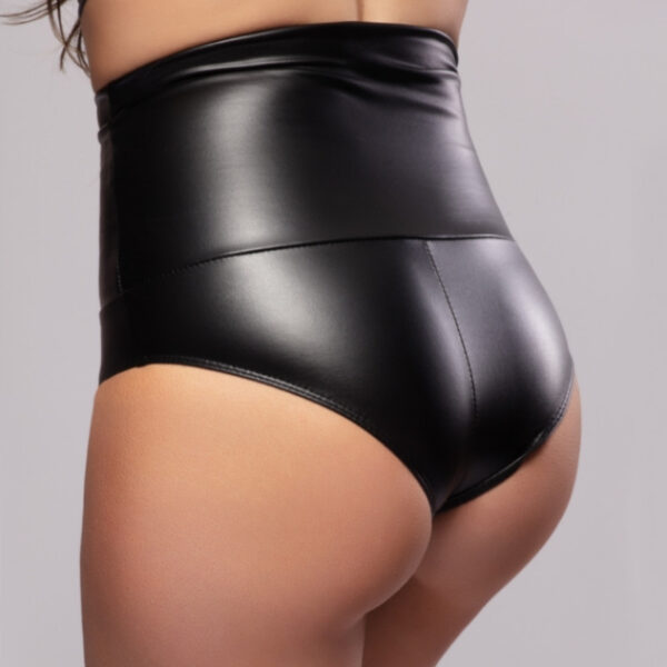 Kinky Diva LILITH- Butt Lift High Briefs Leather Look