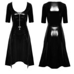 Black level vinyl jurk en string