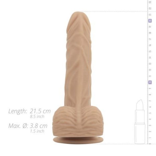Ethan Verwarmende, Vibrerende Dildo met RC 15.5 cm