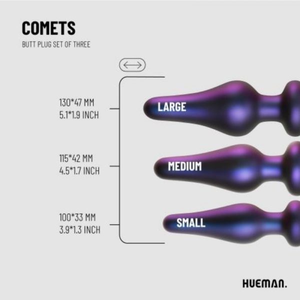 Hueman - Comets Buttplug Set