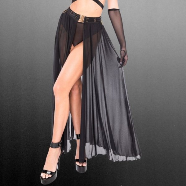 Kinky Diva Goddess - Rok Zwart/Rose Goud