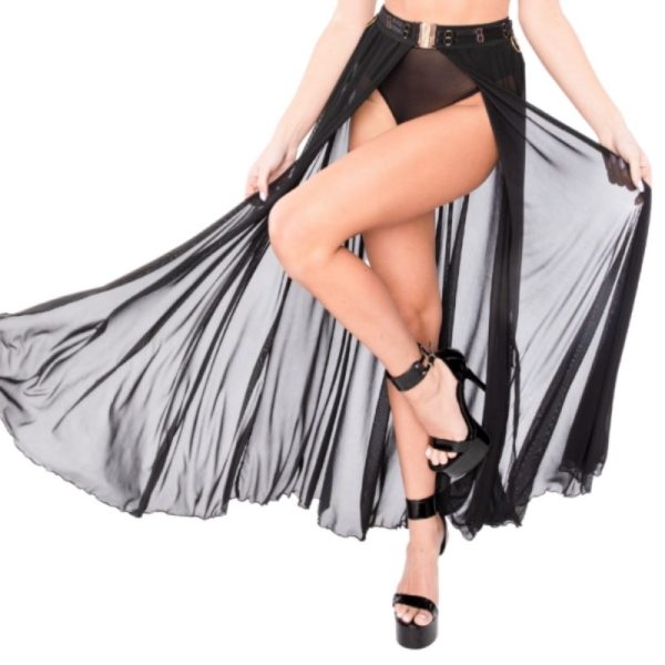 Kinky Diva Goddess - Rok Zwart/Rose Goud