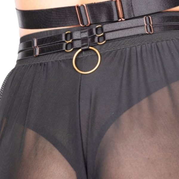 Kinky Diva Goddess - Rok Zwart/Rose Goud