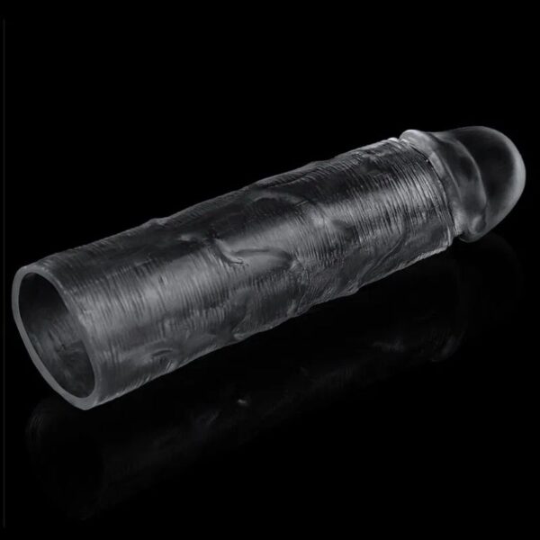 LoveToy Flawless Clear Penis Sleeve + 1" / 2.5 cm - Transparent