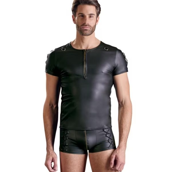 Nek boxer Zwart met rits