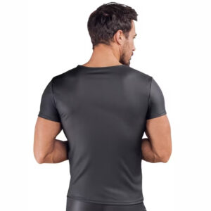 Nek shirt met blauwe streep