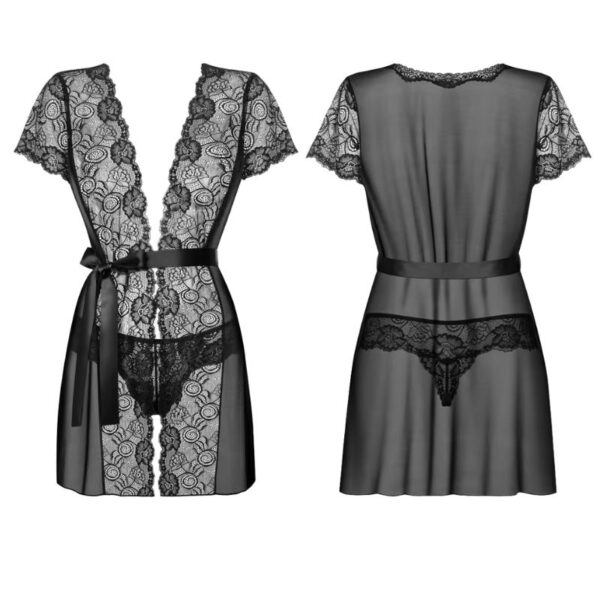 Obsessive Alluria peignoir & thong