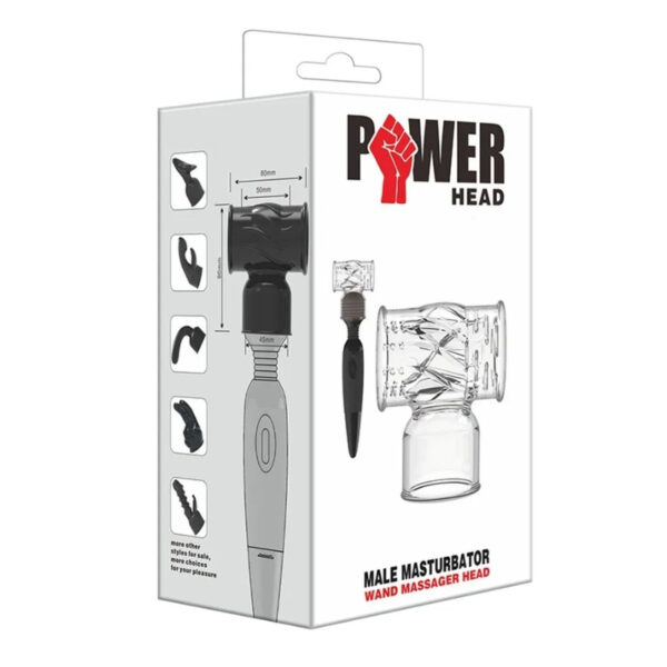 POWER - Massager Head Hummer Male - opzetstuk voor Wand Vibrator