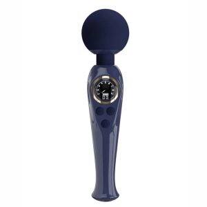 Pretty Love - Skyler - Wand Vibrator met Digitaal LED Display - Donkerblauw