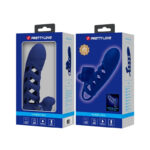 Pretty Love Altaf - Vibrerende Cock Sleeve - Donkerblauw