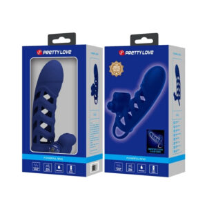 Pretty Love Altaf - Vibrerende Cock Sleeve - Donkerblauw