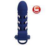 Pretty Love Altaf - Vibrerende Cock Sleeve - Donkerblauw