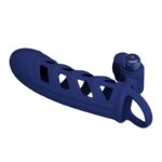 Pretty Love Altaf - Vibrerende Cock Sleeve - Donkerblauw