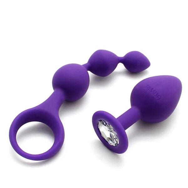 Rimba Barcelona anal toys - Purple