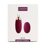 SVAKOM Elva - Egg Vibrator with Remote Control Purple