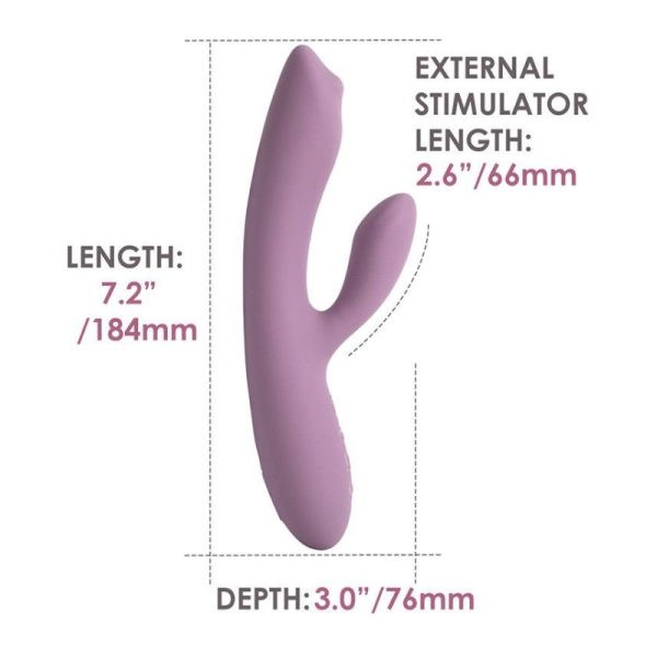 SVAKOM Trysta Neo - Rabbit Vibrator with Rolling Ball Function Paars