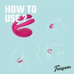 Teazers Koppel vibrator met met RC